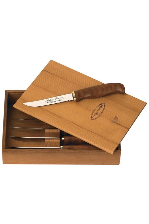 Steak Knives 6 Pc Wooden Box Bıçak