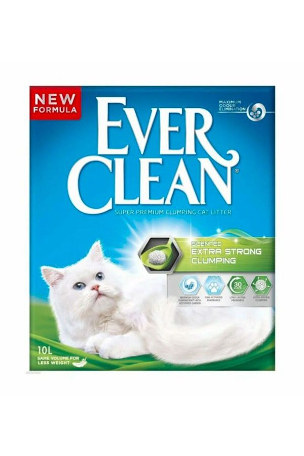 Extra Strong Scented Kokulu Ince Taneli Topaklaşan Kedi Kumu 10 L