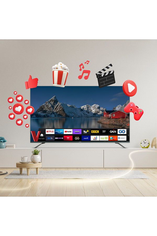 VESTEL 50" 127 Ekran UltraHD 4K Smart LED TV (İhracat Ürünü) - Görsel 5