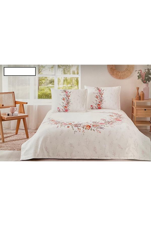 Lavender Çifit Kişilik Pike Takımı Ranforce Lila