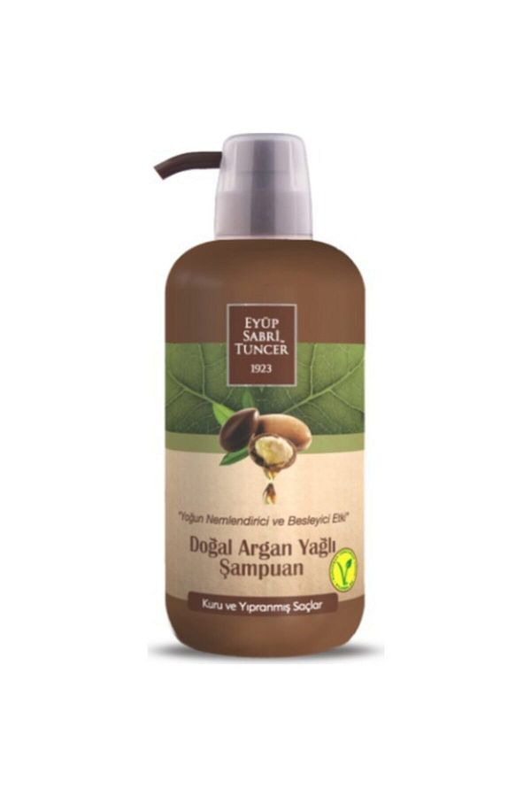 Doğal Argan Yağlı Şampuan 600 ml Pet Şişe