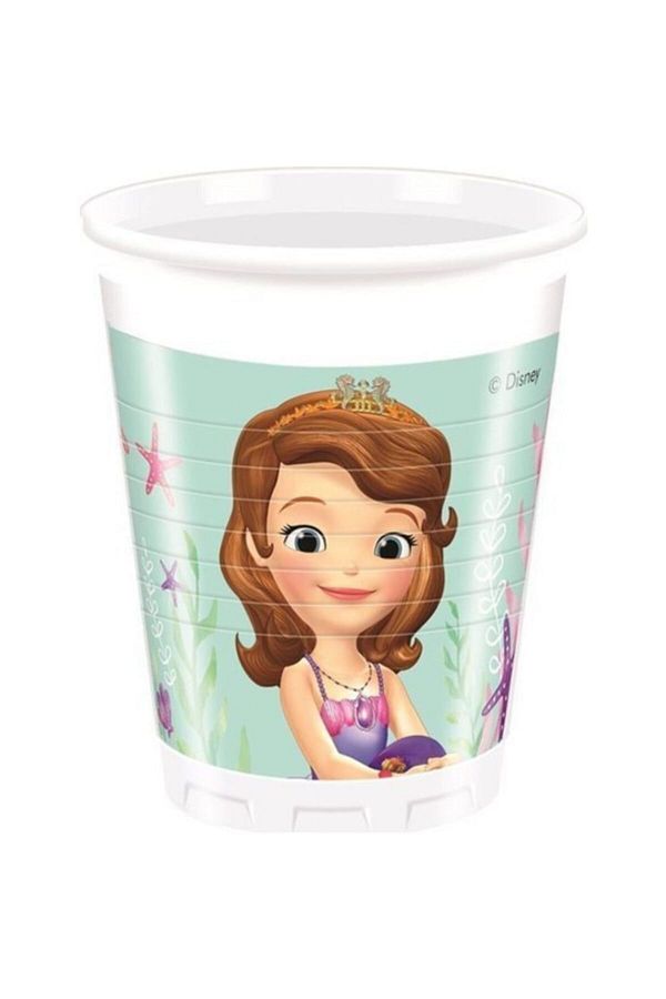 Sofia The First Pearl Of The Sea Plastik Bardak 200 Cc 8 Adet