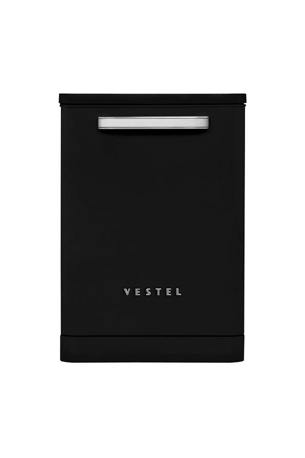 VESTEL BM 5001 Retro Siyah 5 Programlı Bulaşık Makinesi