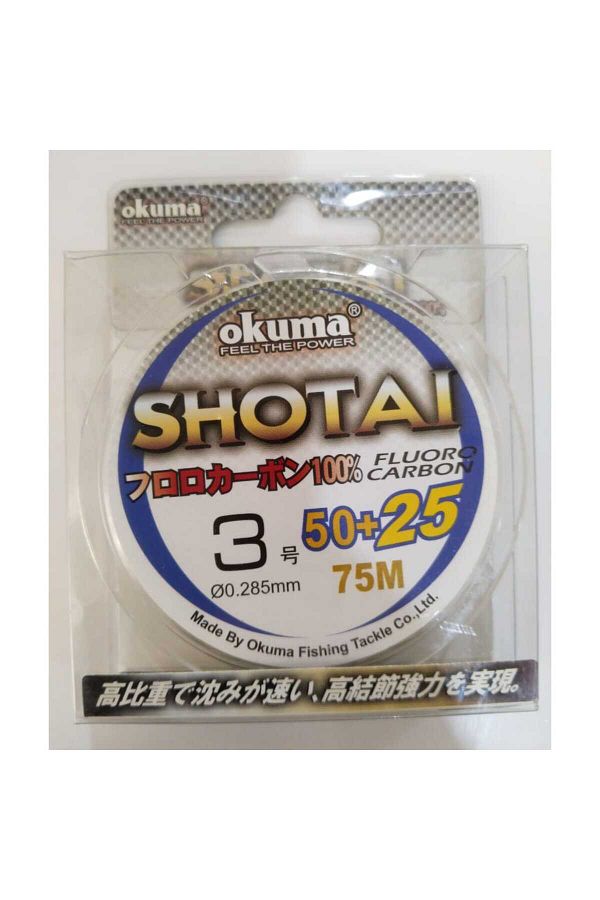 Shotai Fluorocarbon 75 mt 0,285 mm Misina