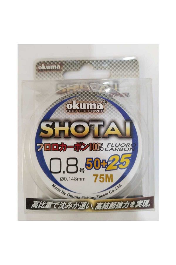 Shotai Fluorocarbon 75 mt 0,148 mm Misina
