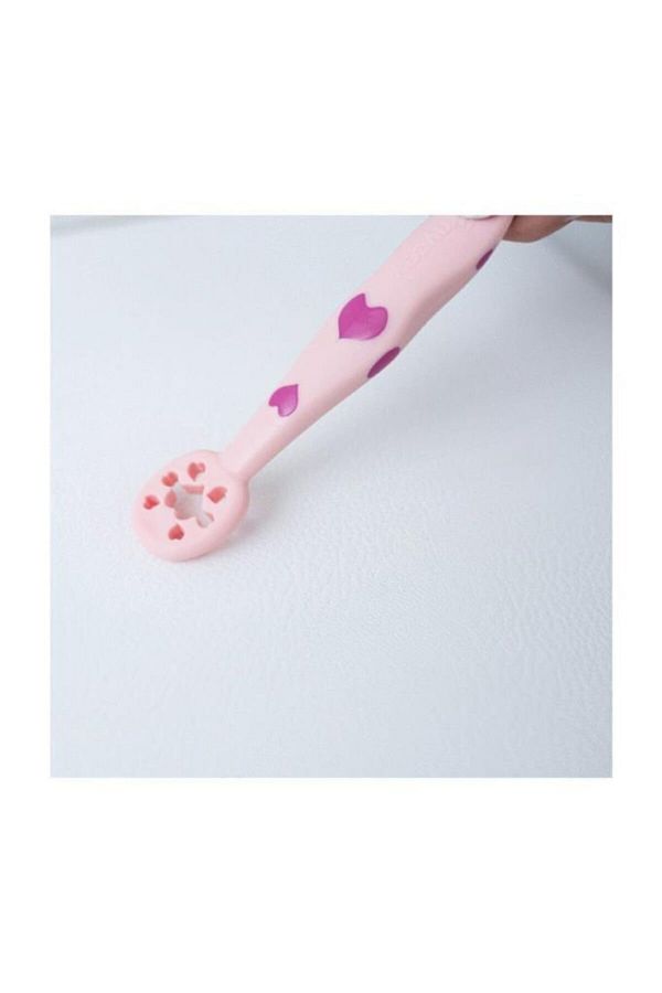 Yumuşak Uçlu Püre Kaşığı – 2’Li Set Pembe_1
