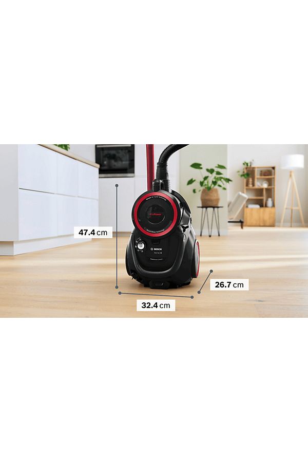 Bosch BGS41POW3 Toz Torbasız Elektrikli Süpürge - Görsel 2