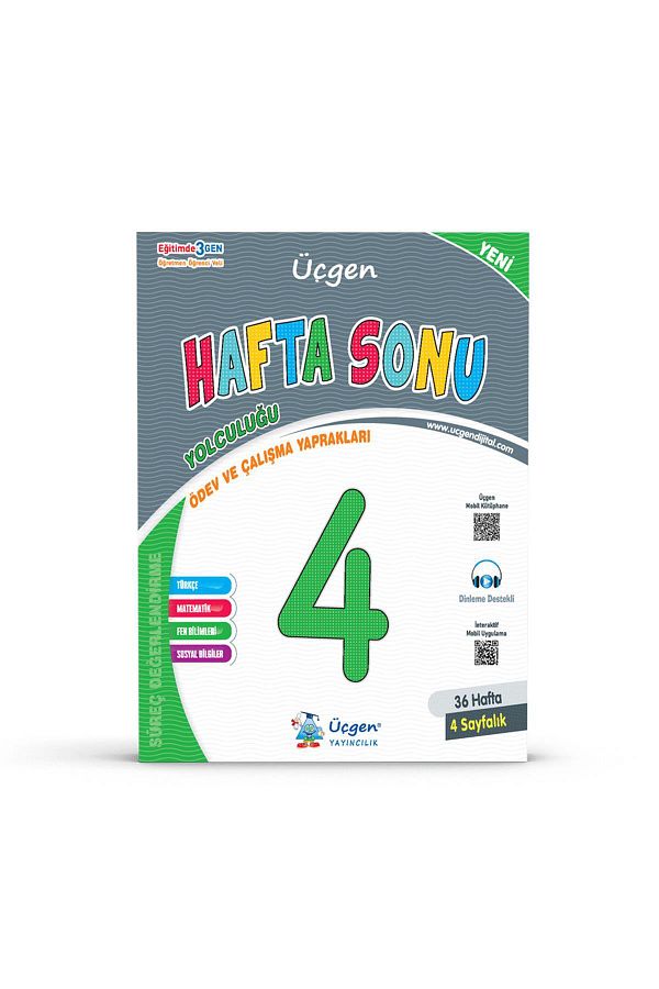 4.SINIF – Hafta Sonu – Ödev ve Çalışma Yaprakları 36 Hafta