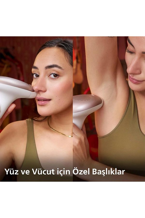 Philips Lumea Yüz ve Vücüt Bakım & Lazer Epilasyon Seti,Tüy alma, Kalem Düzeltici Set LambaderHediye - Görsel 2