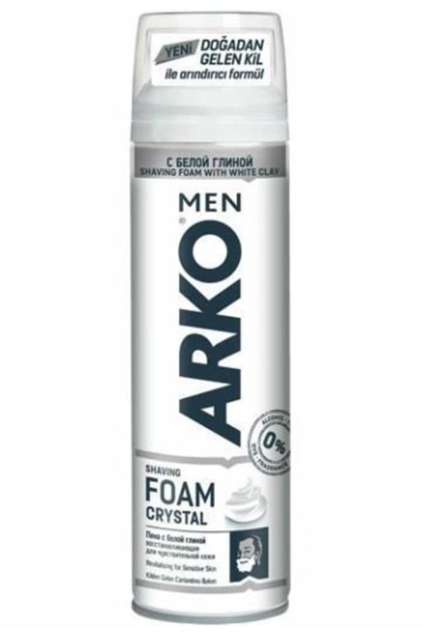 Men Traş Köpüğü Crystal Kil Özlü 200 ml_0