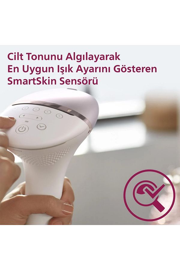 Philips Lumea Lazer Epilasyon Cihazı Yüz Vücut ve Hassas Bölge Kullanımı Kablolu Kablosuz Kullanım - Görsel 8