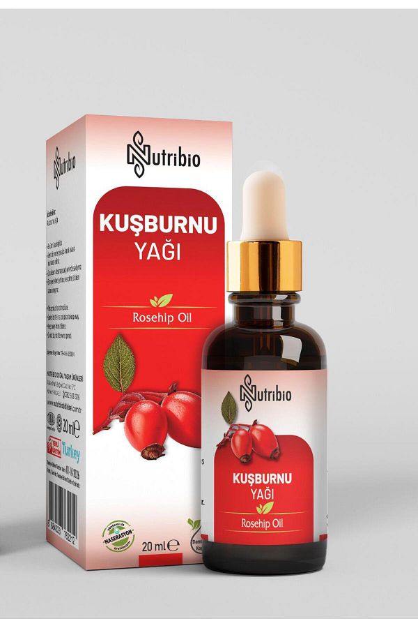 %100 Saf Analizli Kuşburnu Yağı 20 ML Rosehip Oil