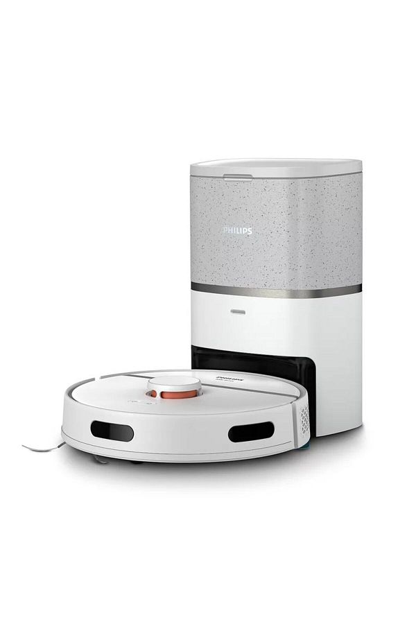 Philips VPM3000 Serisi Islak Kuru Moplu Beyaz Robot Süpürge,4000 Pa, Homerun , İstasyonlu - Görsel 2