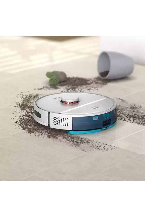 Philips VPM3000 Serisi Islak Kuru Moplu Beyaz Robot Süpürge,4000 Pa, Homerun , İstasyonlu - Görsel 4