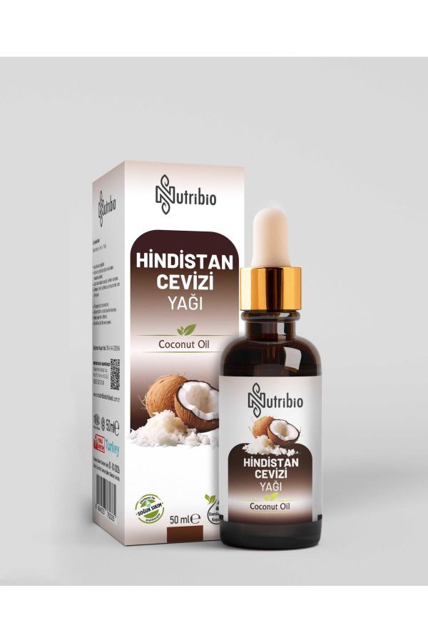 %100 Saf Analizli Hindistan Cevizi Yağı Coconut Oil 50 ML