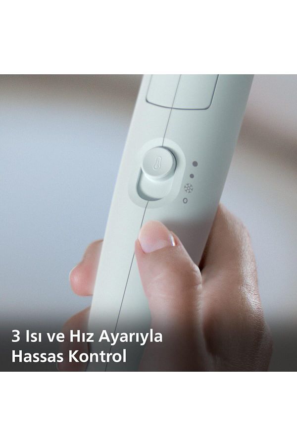 Philips BHD300/10 ThermoProtect Aparatı, 3 Isı ve Hız Ayarı, 1600W Saç Kurutma Makinesi - Görsel 2