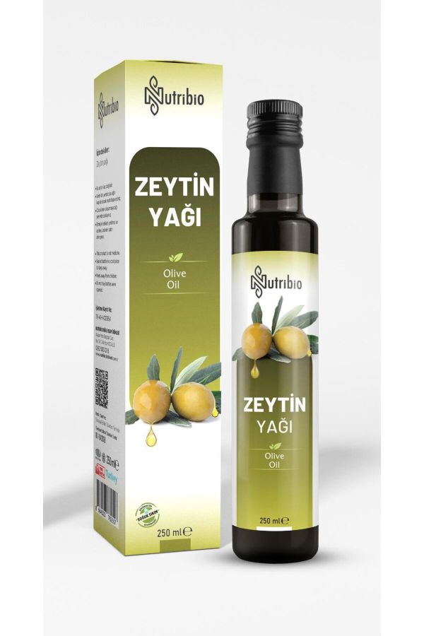 %100 Saf Analizli Zeytinyağı 250 ML Olive Oil Soğuk Sıkım