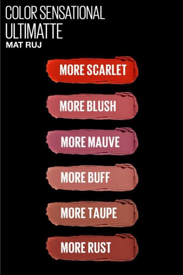 Color Sensational Ultimatte Mat Ruj- 899 More Rust Kırmızı_6