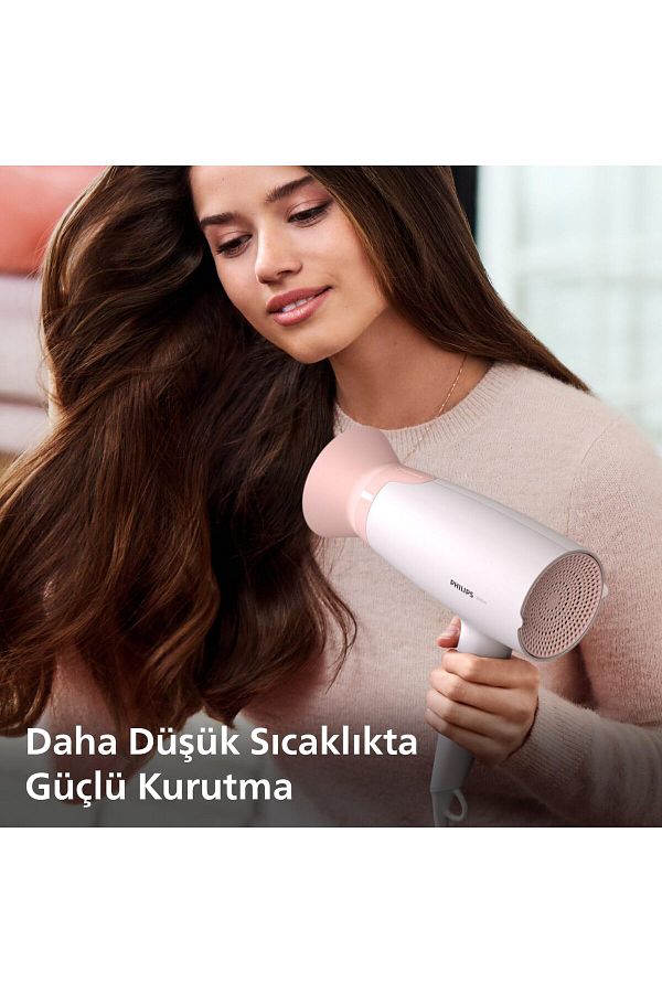 Philips BHD300/10 ThermoProtect Aparatı, 3 Isı ve Hız Ayarı, 1600W Saç Kurutma Makinesi