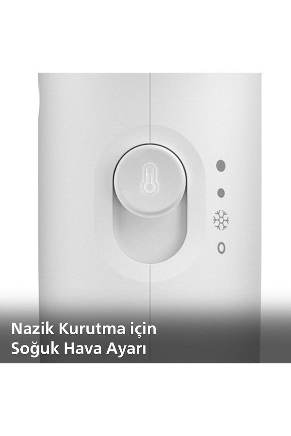 Philips BHD300/10 ThermoProtect Aparatı, 3 Isı ve Hız Ayarı, 1600W Saç Kurutma Makinesi - Görsel 3