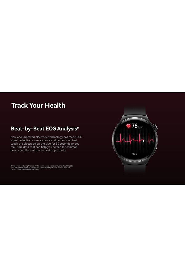 Huawei Watch 4 Pro Smartwatch,  Compatible with Andriod & iOS, Titanium - Görsel 3