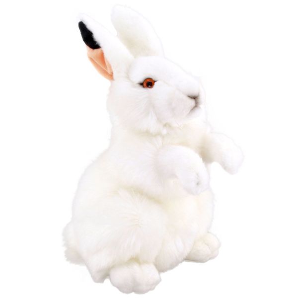 Beyaz Tavşan Peluş Oyuncak 28cm
