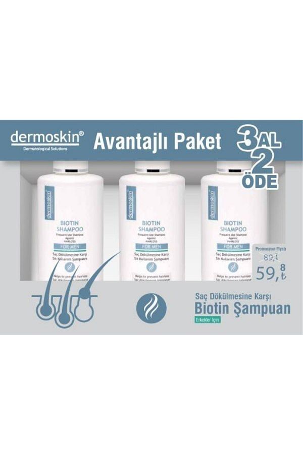 Biotin Şampuan 3 Al 2 Öde - Erkek