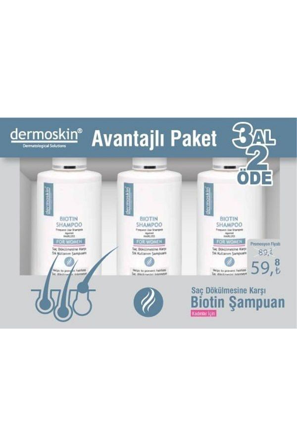 Biotin Şampuan 3 Al 2 Öde - Kadın