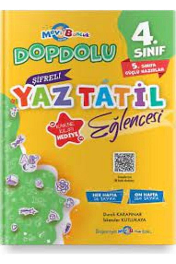 Mavi Boncuk 4. Sınıf Şifreli Yaz Tatil Eğlencesi 2023