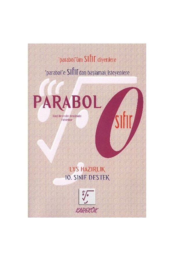 Karekök Sıfır Parabol