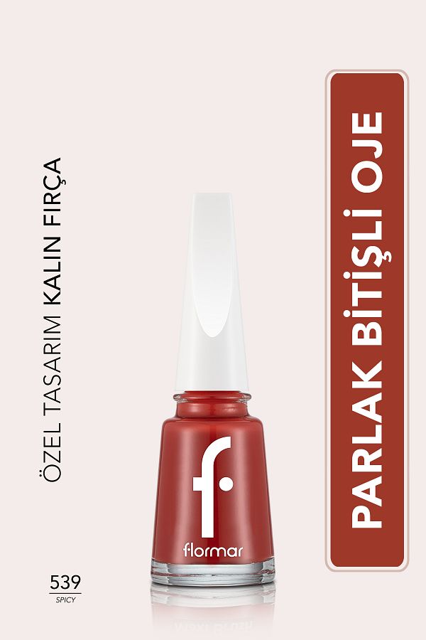 Nail Enamel Yüksek Pigmentli & Parlak Bitişli Oje Fne-539 Spıcy