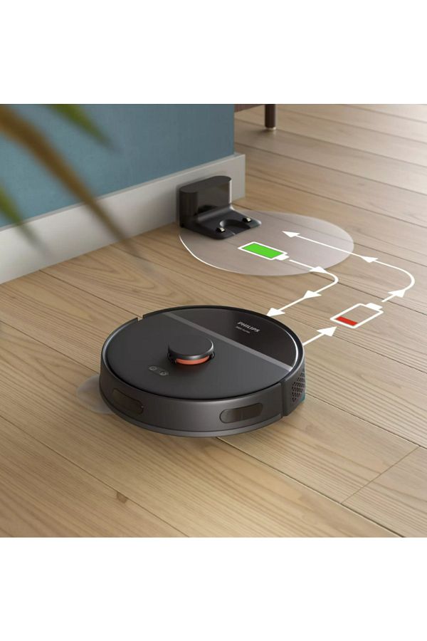 Philips Robot Süpürge Vacuum Cleaner Akıllı Siyah Islak Kuru Robot Süpürge - Görsel 2