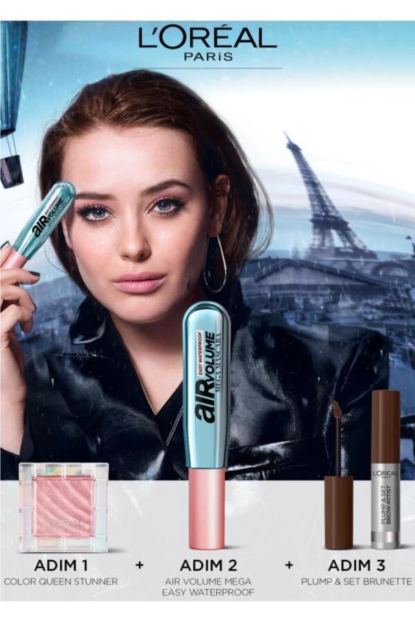 L'oréal Paris Air Volume Mega Easy Waterproof Suya Dayanıklı Maskara - Siyah_6