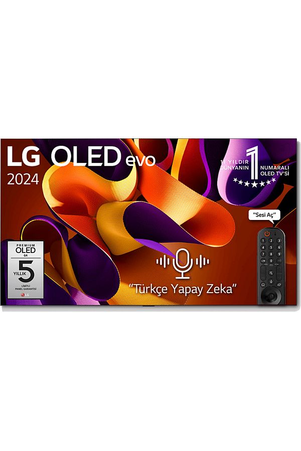LG OLED83G4 83 inç 210 Ekran Sihirli Kumanda Uyumlu webOS Smart 4K OLED evo Galeri Tasarım TV - Görsel 2