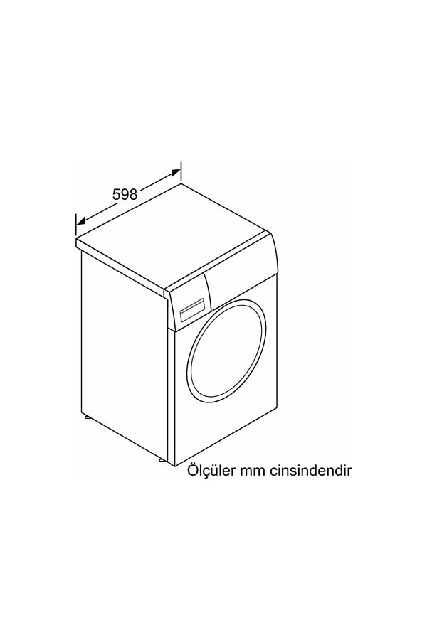 Bosch WAN24180TR A Enerji Sınıfı 8 kg 1200 Devir Çamaşır Makinesi Beyaz - Görsel 8