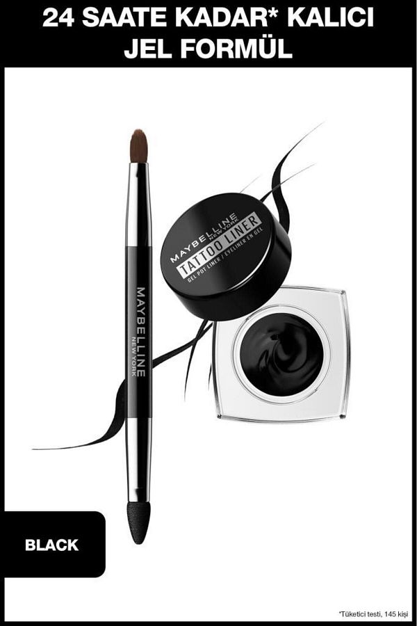 Tattoo Liner Gel Pot Eyeliner- Siyah