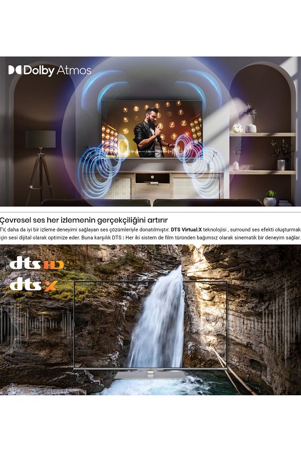 VESTEL 50" 127 Ekran Ultrahd 4k Qled Smart Led Tv (İHRACAT ÜRÜNÜ) - Görsel 6
