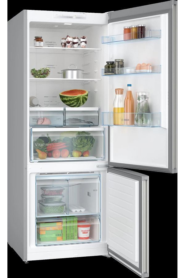 Bosch KGN55VIF1N Serie 4 Alttan Donduruculu Buzdolabı 186 x 70 cm Kolay temizlenebilir Inox Uyumlu - Görsel 2