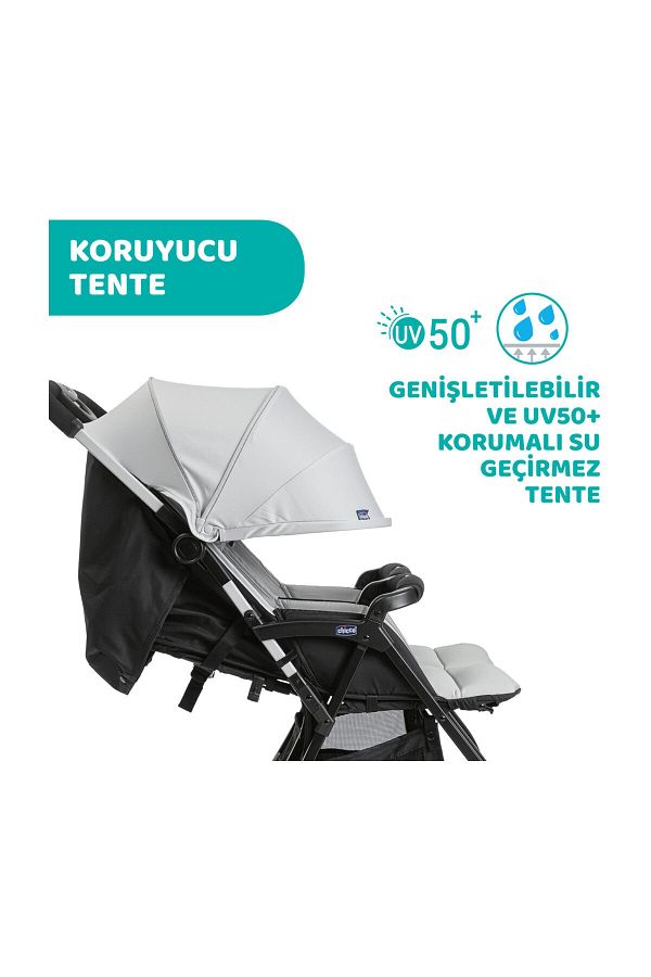 Ohlala 2 Twin Ultra Hafif Ikiz Bebek Arabası / Silver Cat_6