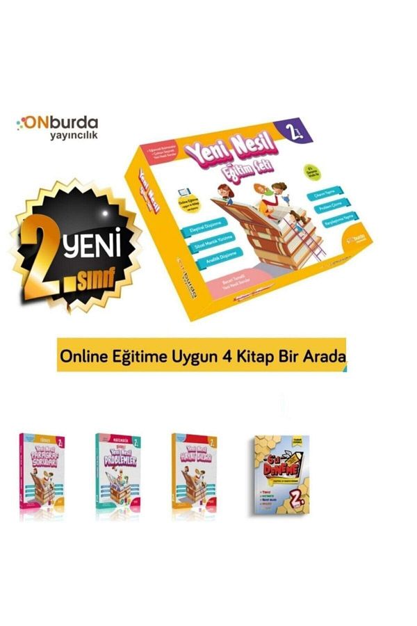 Onburda 2.sınıf Yeni Nesil Set (4 Kitap)