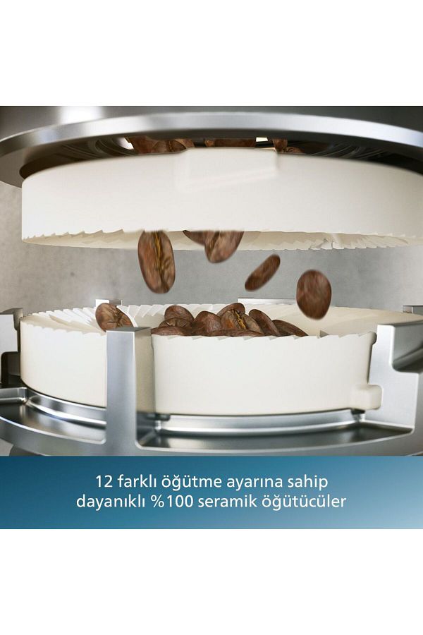 Philips LatteGo Tam Otomatik Espresso Makinesi, 12 Sıcak ve Soğuk İçecek, Silent Brew, EP4446/70 - Görsel 8