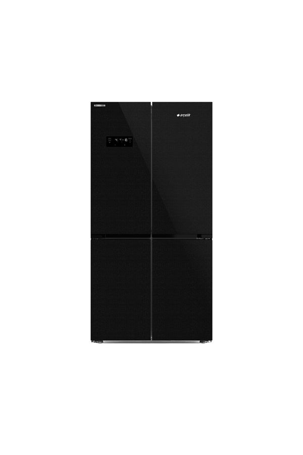 Arçelik 391572 ESC Siyah Camlı No Frost Buzdolabı - Görsel 2