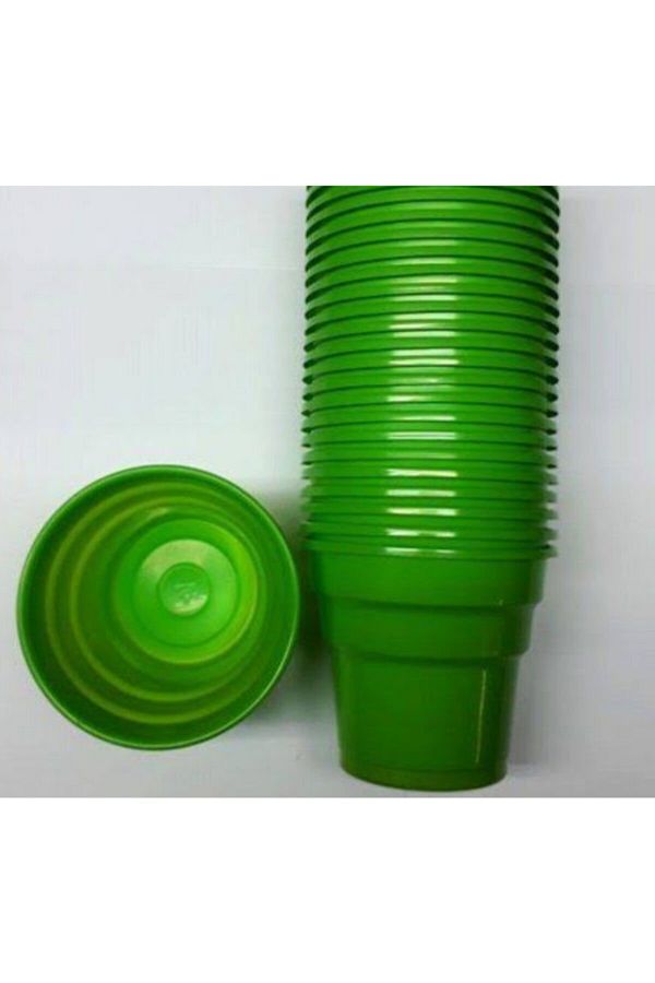 25 Li Yeşil Plastik Bardak