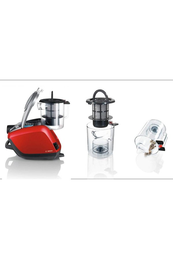 Bosch Toz Torbasız  Uyumlu Elektrik Süpürgesi Proanimal Kırmızı 750W (Evcil Hayvan Sahipleri İçin) - Görsel 5