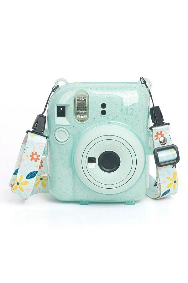 Fujifilm Instax Mini 12 Fotoğraf Makinesi-10lu Film-Büzgülü Kılıf-Simli Koruyucu Kılıf ve Mıknatıslı Çerçeve - Görsel 5