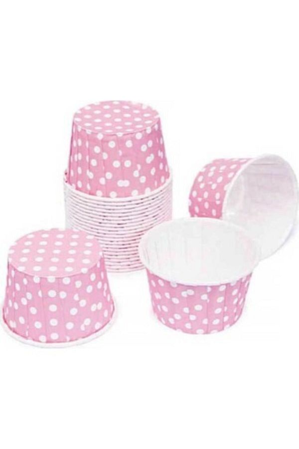 50 Li Pembe Puantiyeli Cupcake Kapı