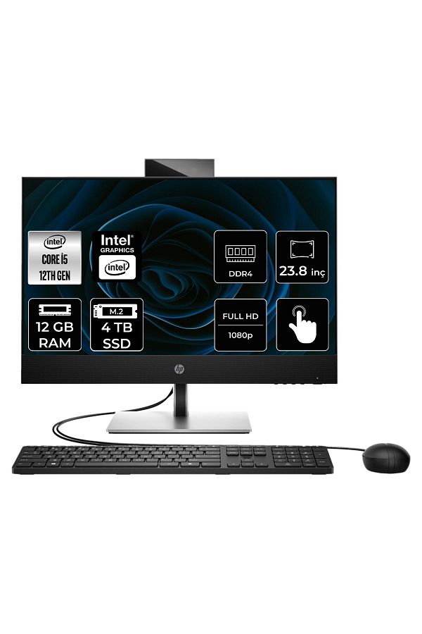 HP ProOne 440 G9 i5 12500T 12GB RAM 4TB SSD 23.8'' FHD TOUCH FDOS ALL IN ONE PC 6D394EA