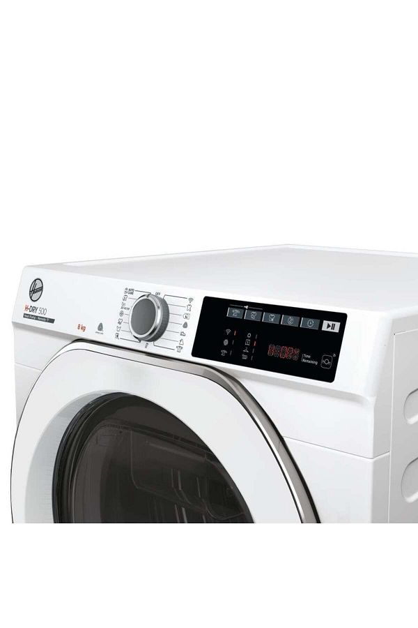 Hoover NDE H8A2TSEXS-S 8 kg Wi-Fi + Bluetooth Bağlantılı Isı Pompalı Kurutma Makinesi - Görsel 3