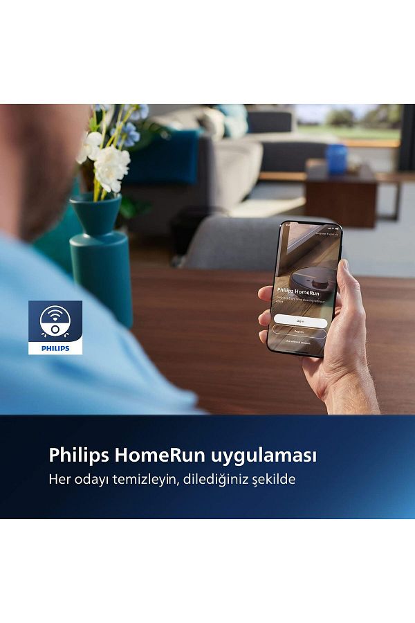 Philips Aqua Islak ve Kuru Robot Süpürge Otomatik Boşaltma İstasyonu 180 Dakikaya Kadar Temizlik - Görsel 4