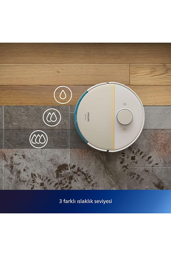 Philips Aqua Islak ve Kuru Robot Süpürge Otomatik Boşaltma İstasyonu 180 Dakikaya Kadar Temizlik - Görsel 2